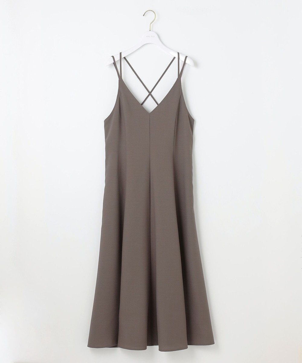 ANY SIS 【洗える】フレアキャミソール ワンピース 