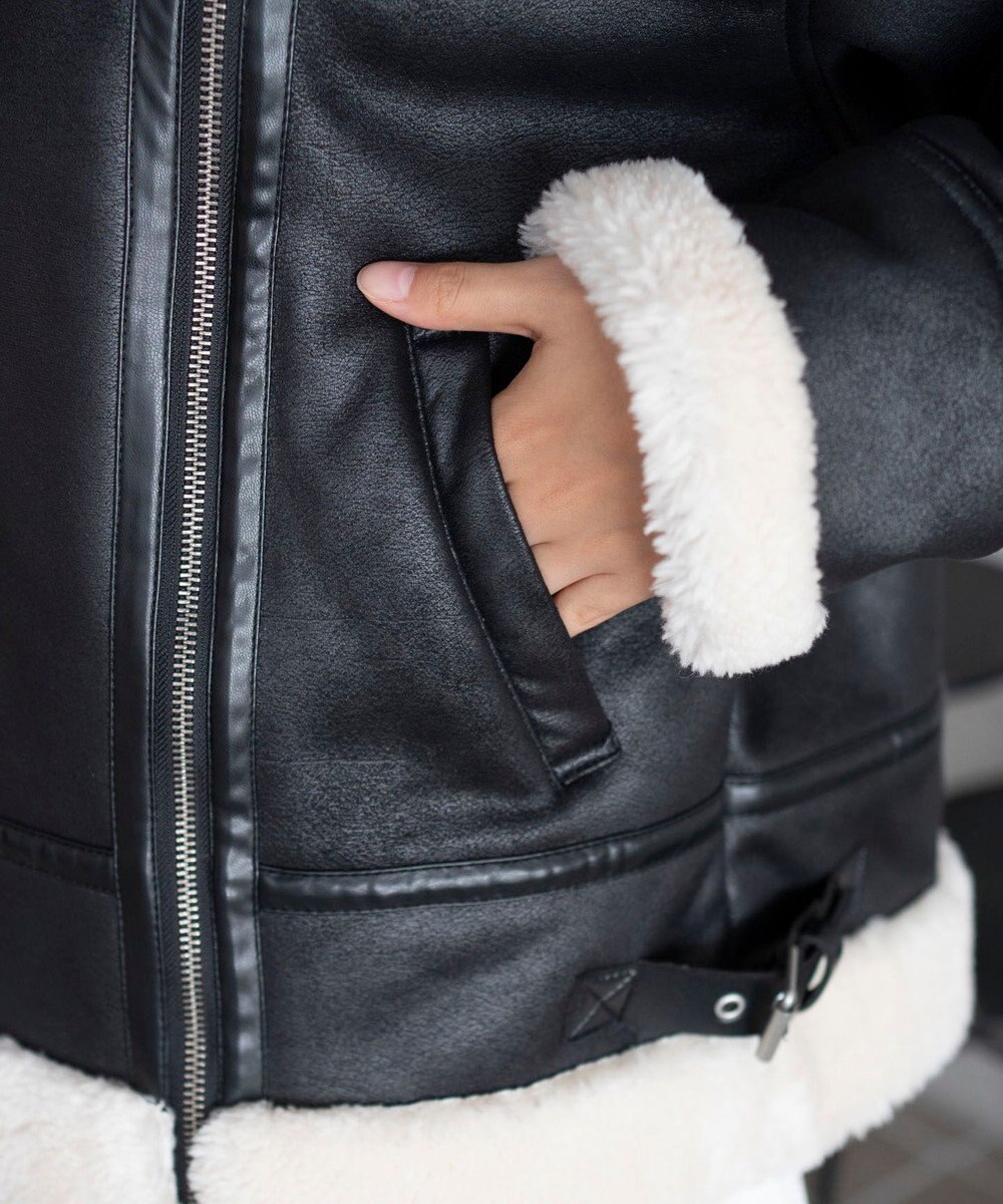 WEGO 【25年秋冬新作】フェイクムートンボアジャケット 