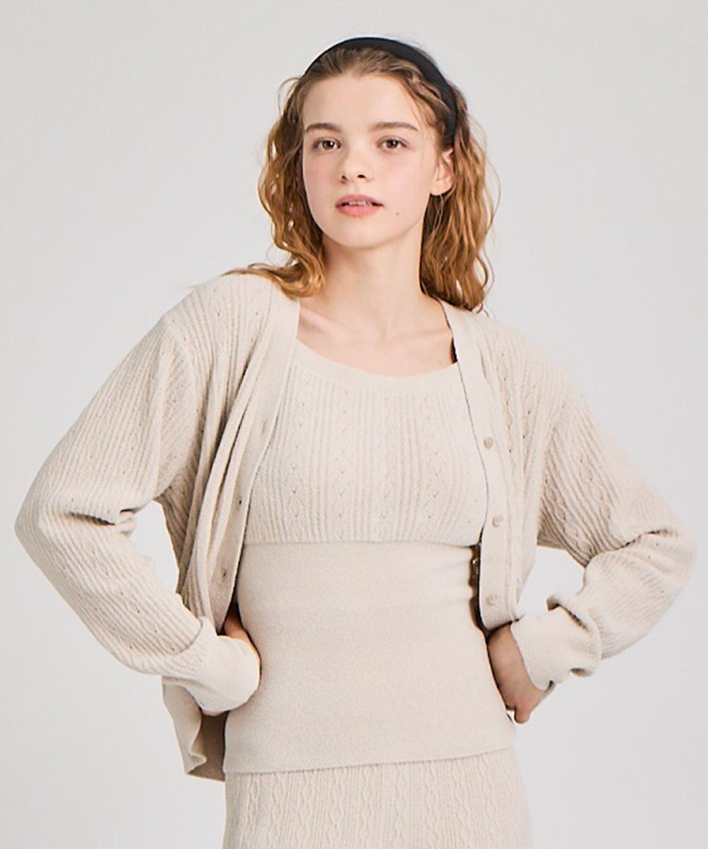 une nana cool とろみ素材がここちよいカーディガン　ｍｏｉ　ｒｏｏｍ（モアルーム） 