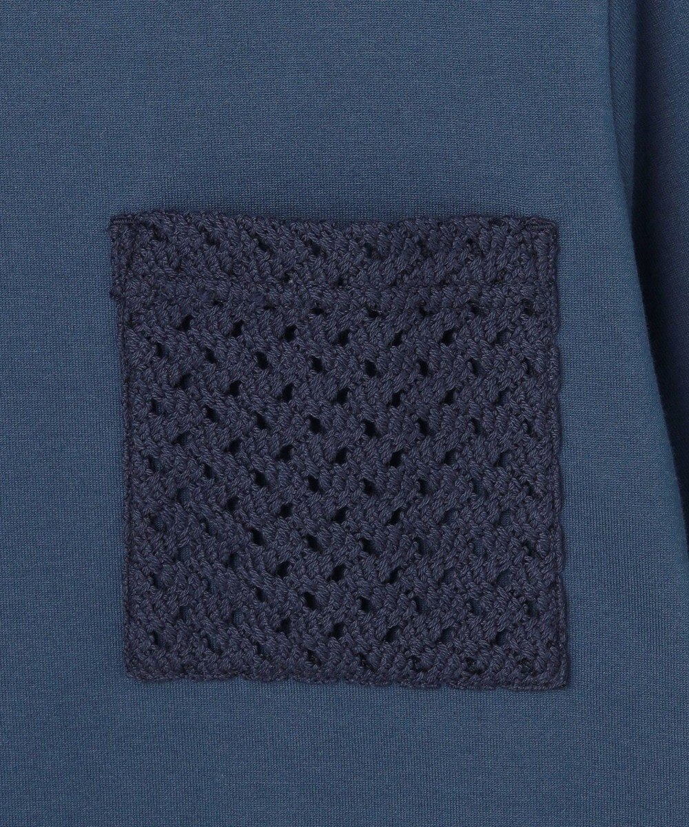 JOSEPH ABBOUD MOUNTAIN 【ゆったり】プレーティング天竺ポケットアウトドア Tシャツ 