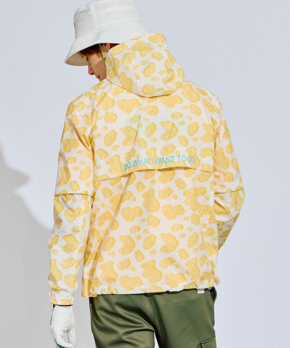 PW CIRCULUS 【撥水加工/ストレッチ】【MEN】アニマルドット2Wayブルゾン  ゴルフ 