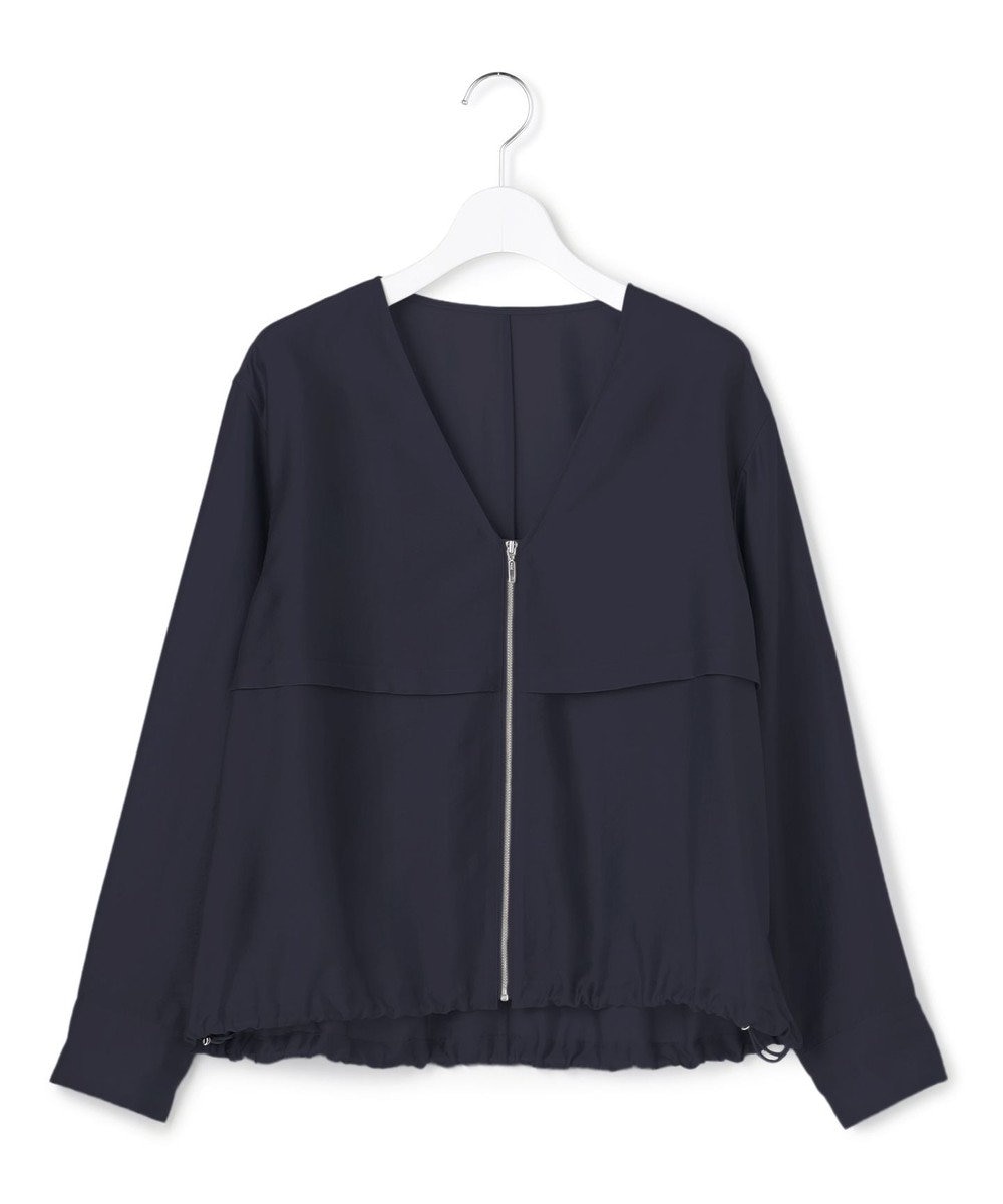 ICB 【先行予約・WEB限定カラーあり】 リヨセルナイロンワッシャー Vネックブルゾン 