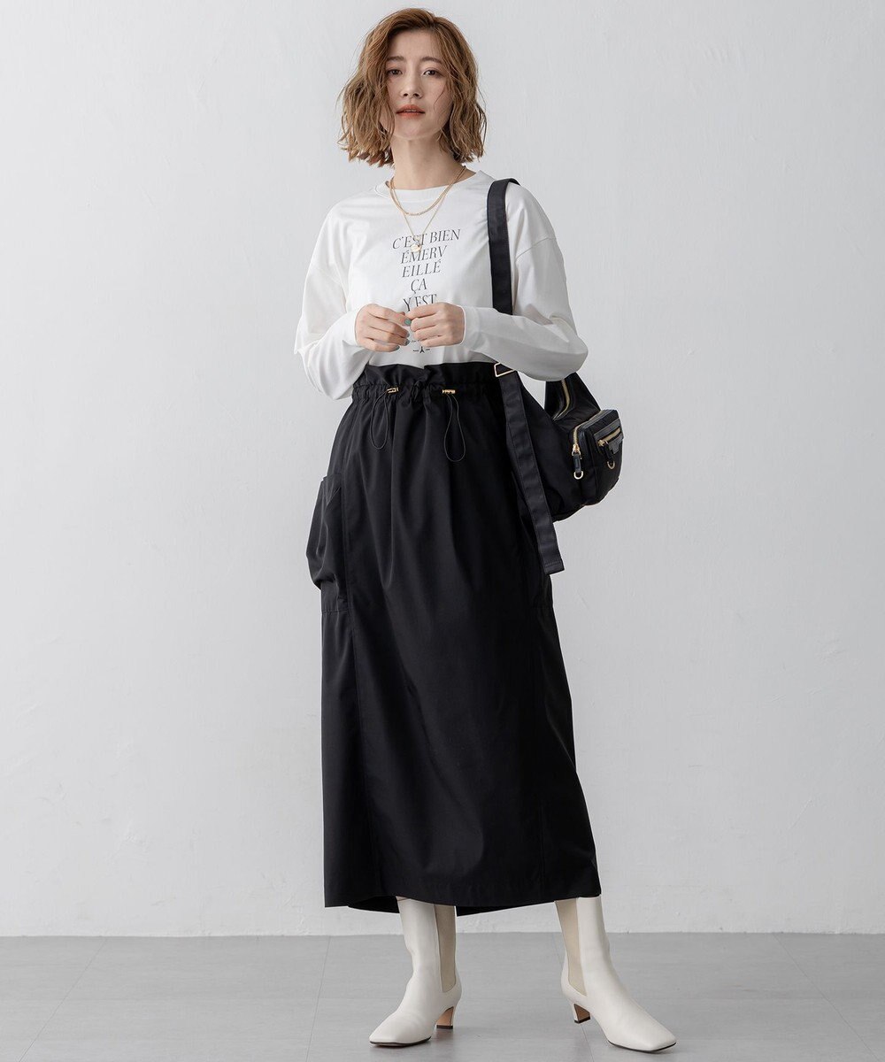 23区 【洗える】レタープリント ロンTEE 