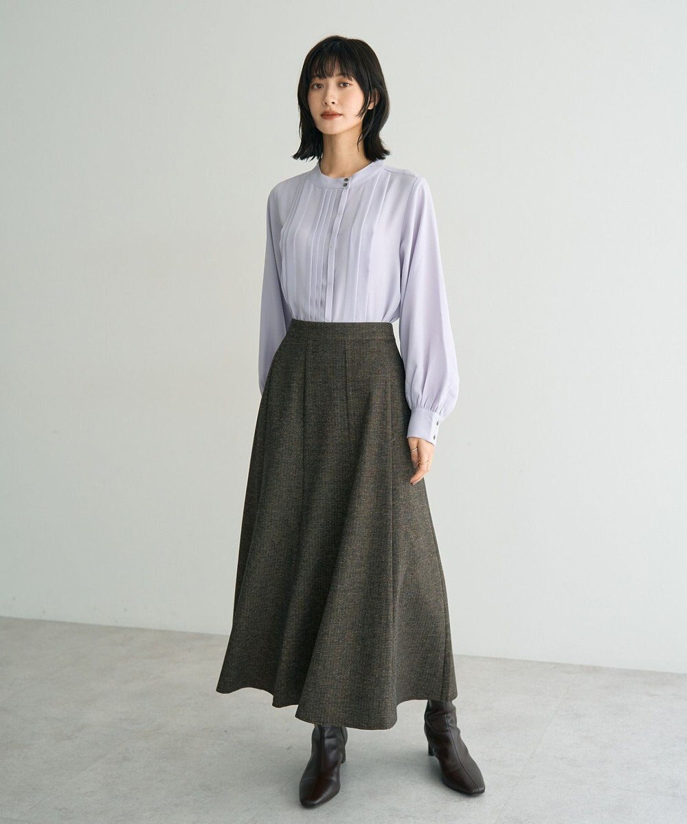 YECCA VECCA タックデザインブラウス 