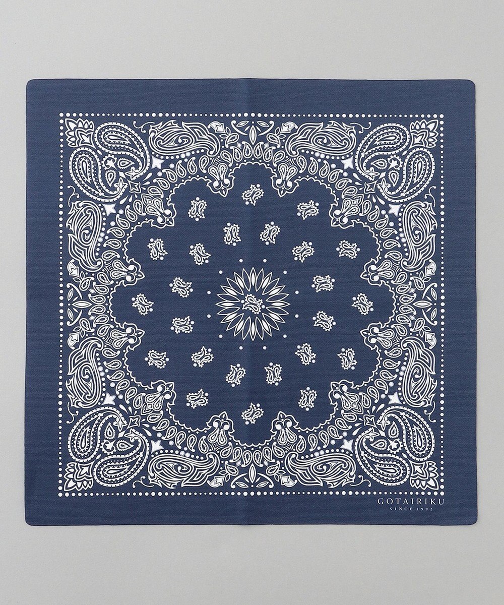 GOTAIRIKU BOX入りでギフトに最適【高機能吸水 / 抗菌防臭加工/シワになりにくい】バンダナハンカチ 