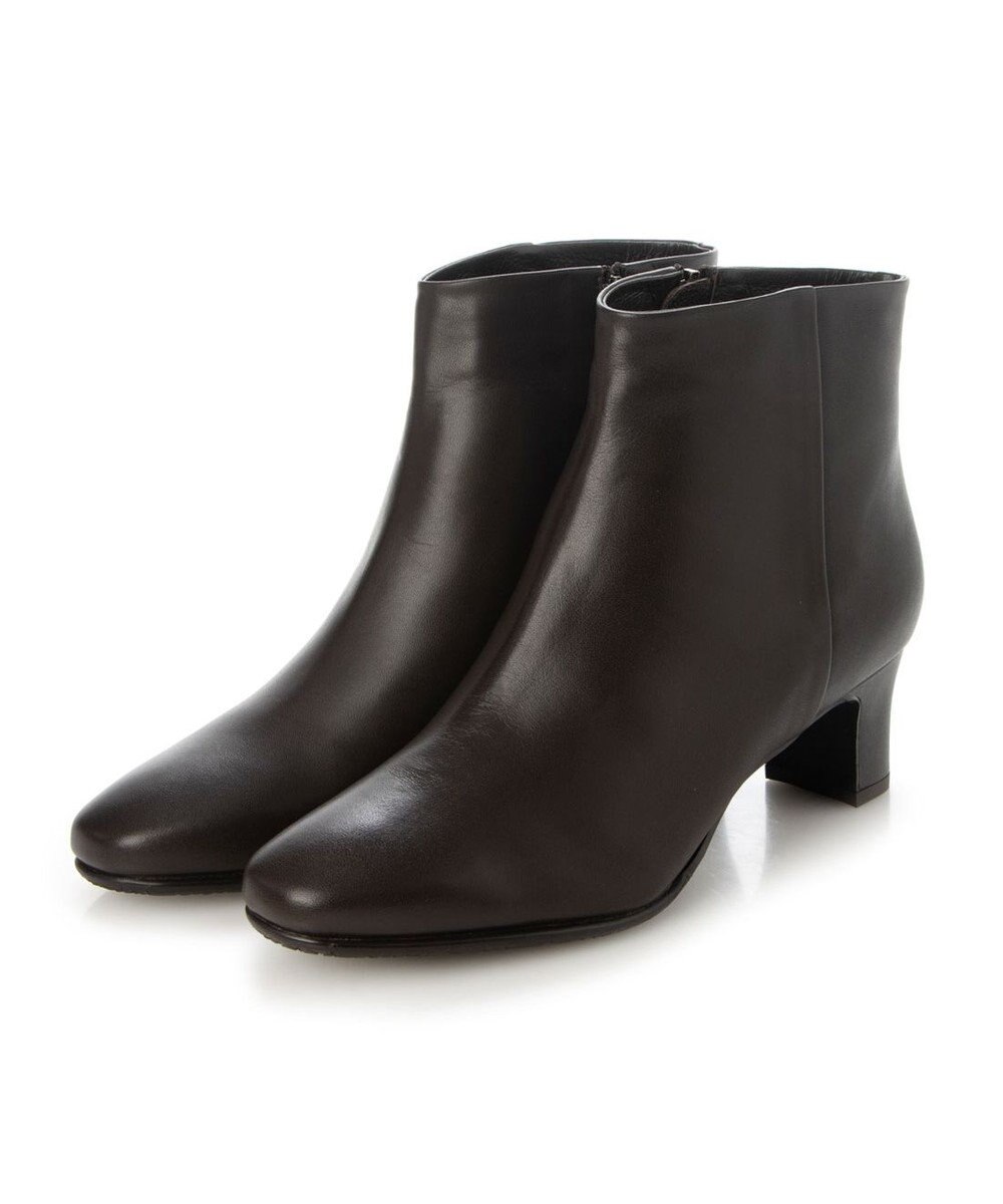 MODE ET JACOMO <D'ICI>ラウンドスクエアトゥショートブーツ 