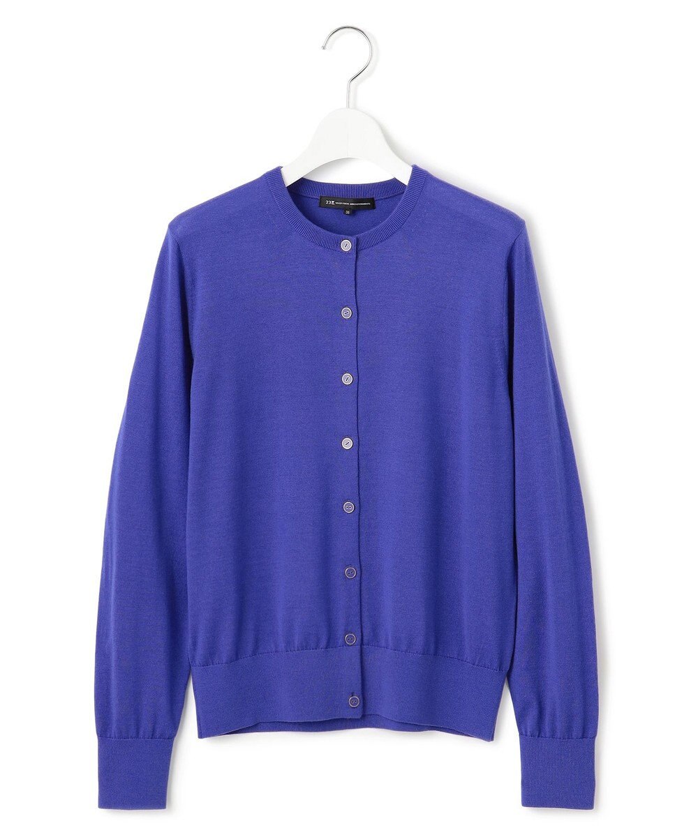 23区 S 【洗える】サステナブルウール ベーシック カーディガン 