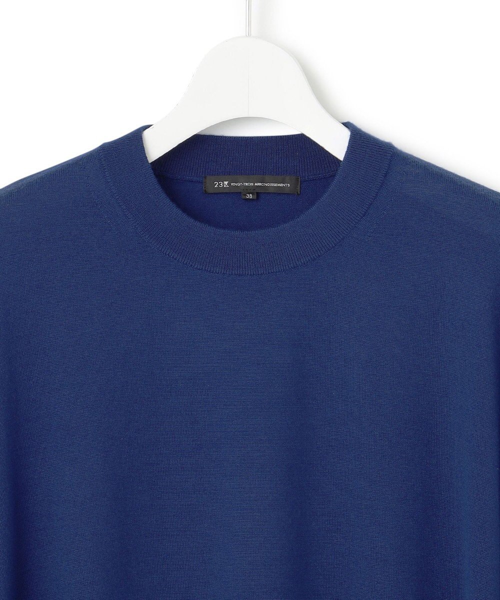 23区 【洗える】コンパクトウール ポンチョ 