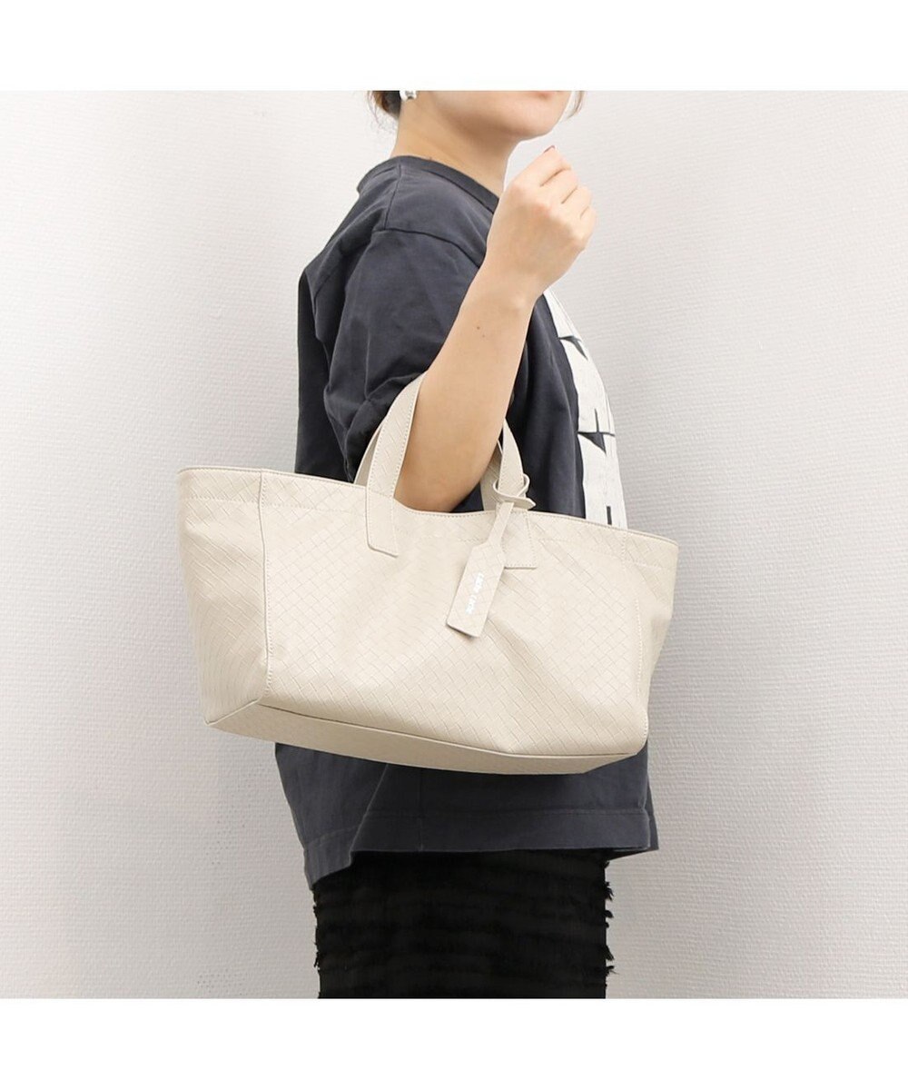 UNBILLION カシュカシュ cachecache / メッシュエンボス横長ショッパートート 