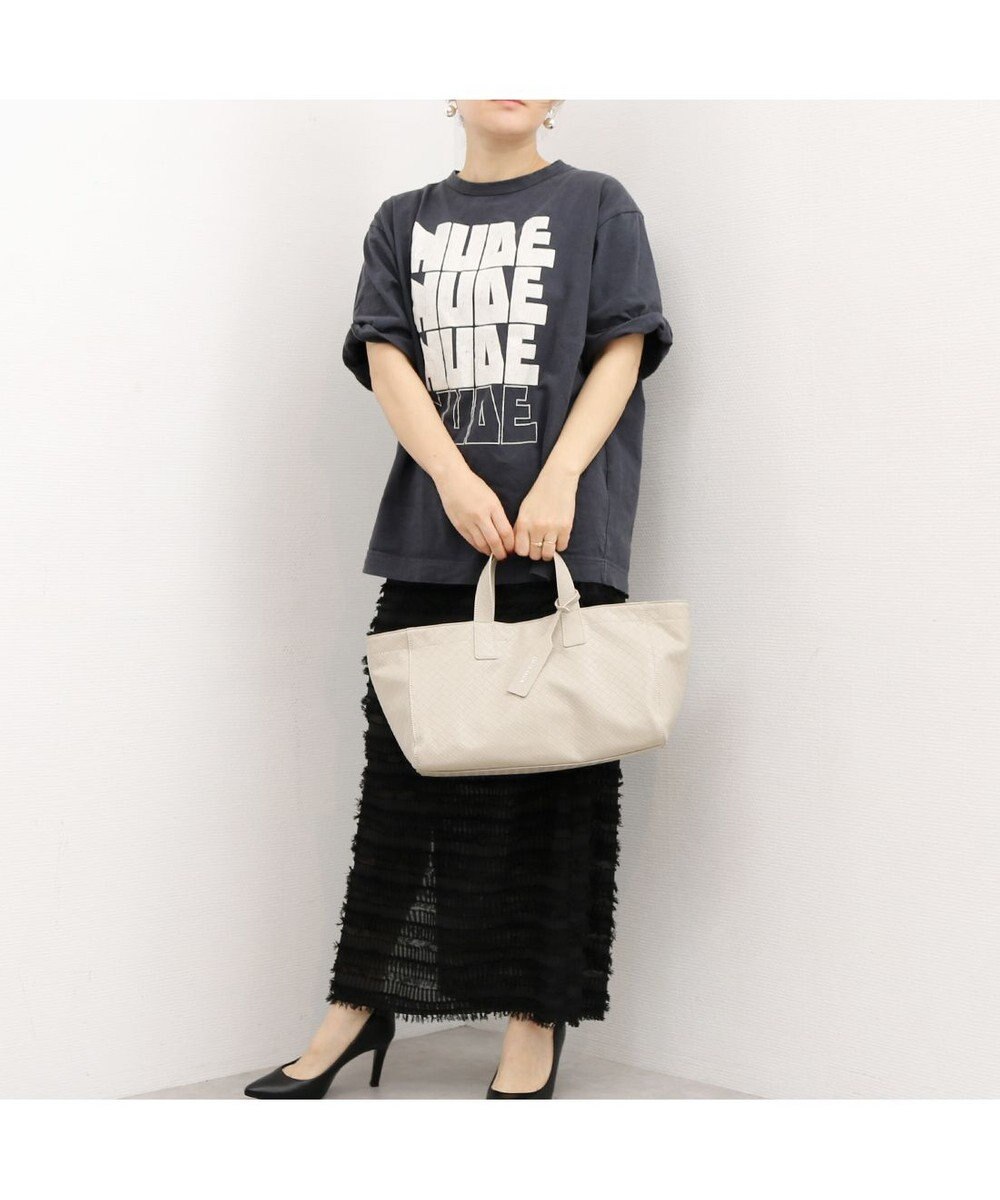 UNBILLION カシュカシュ cachecache / メッシュエンボス横長ショッパートート 