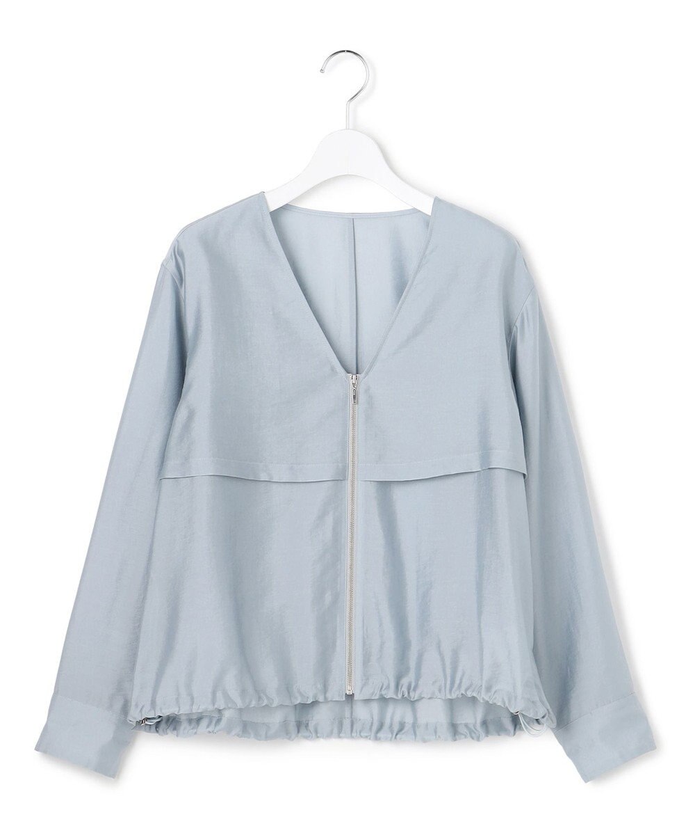 ICB 【先行予約・WEB限定カラーあり】 リヨセルナイロンワッシャー Vネックブルゾン 