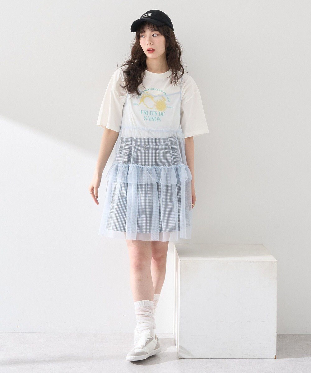 earth music&ecology 【接触冷感/洗濯機可】ＦＲＵＩＴＳ　ＤＥ　ＳＡＩＳＯＮショートＴ 