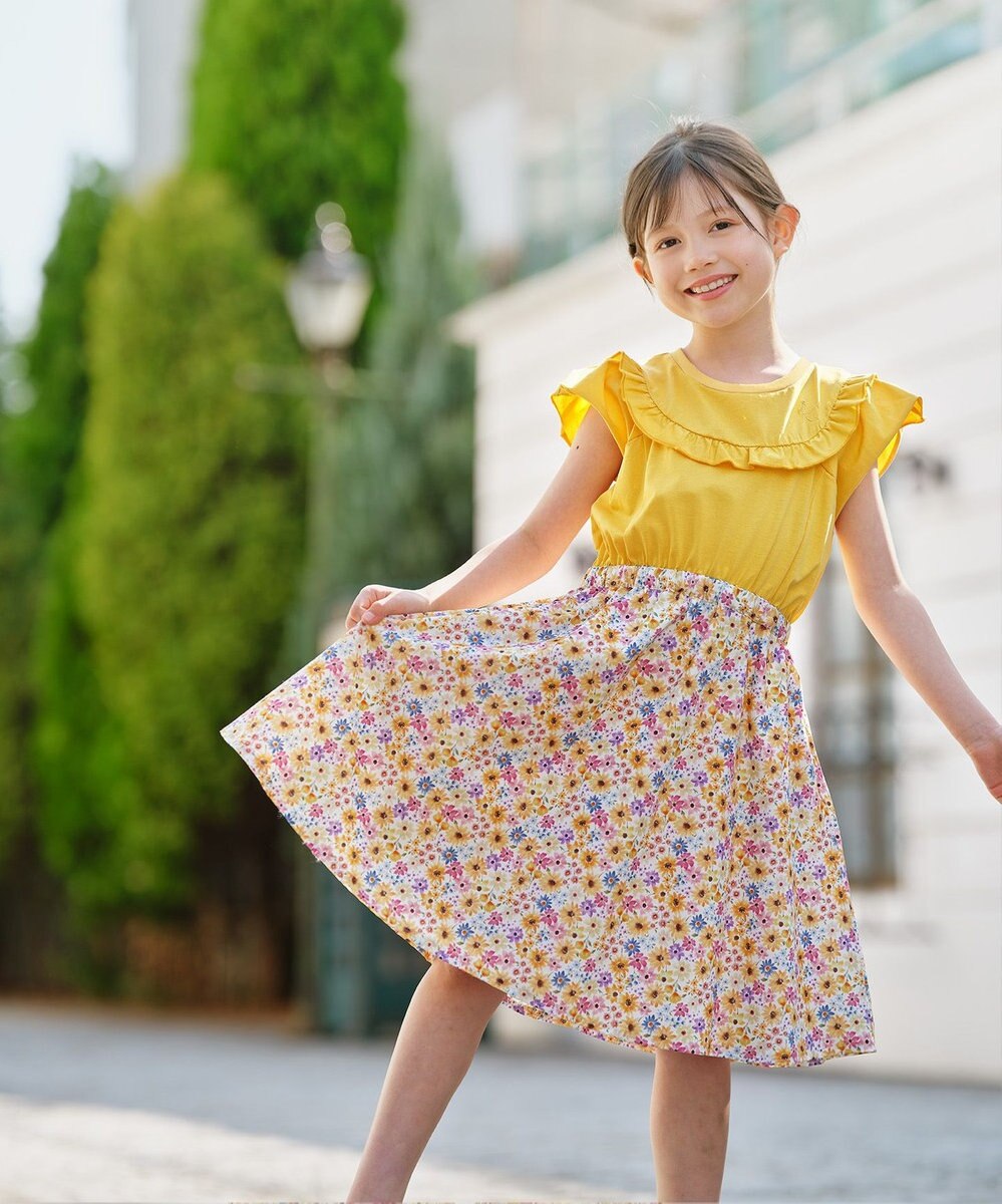 組曲 KIDS 【110-140㎝】サマーフラワー ワンピース 