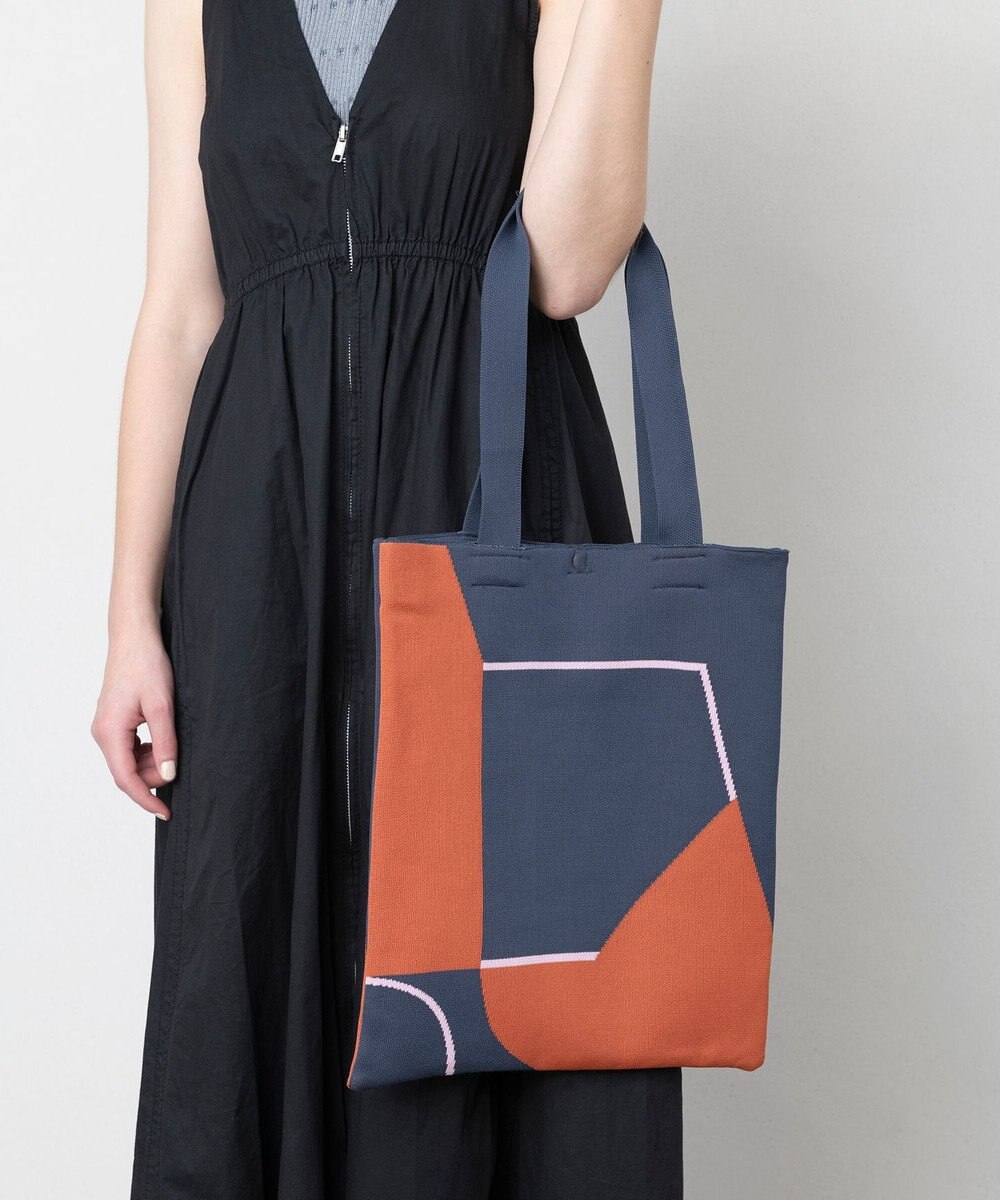 TRICOTE パズルラインニットトート【 軽くて丈夫・A4サイズ対応】 