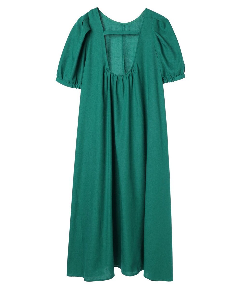 earth music&ecology リサイクルポリエステルブレンドＡラインワンピース 