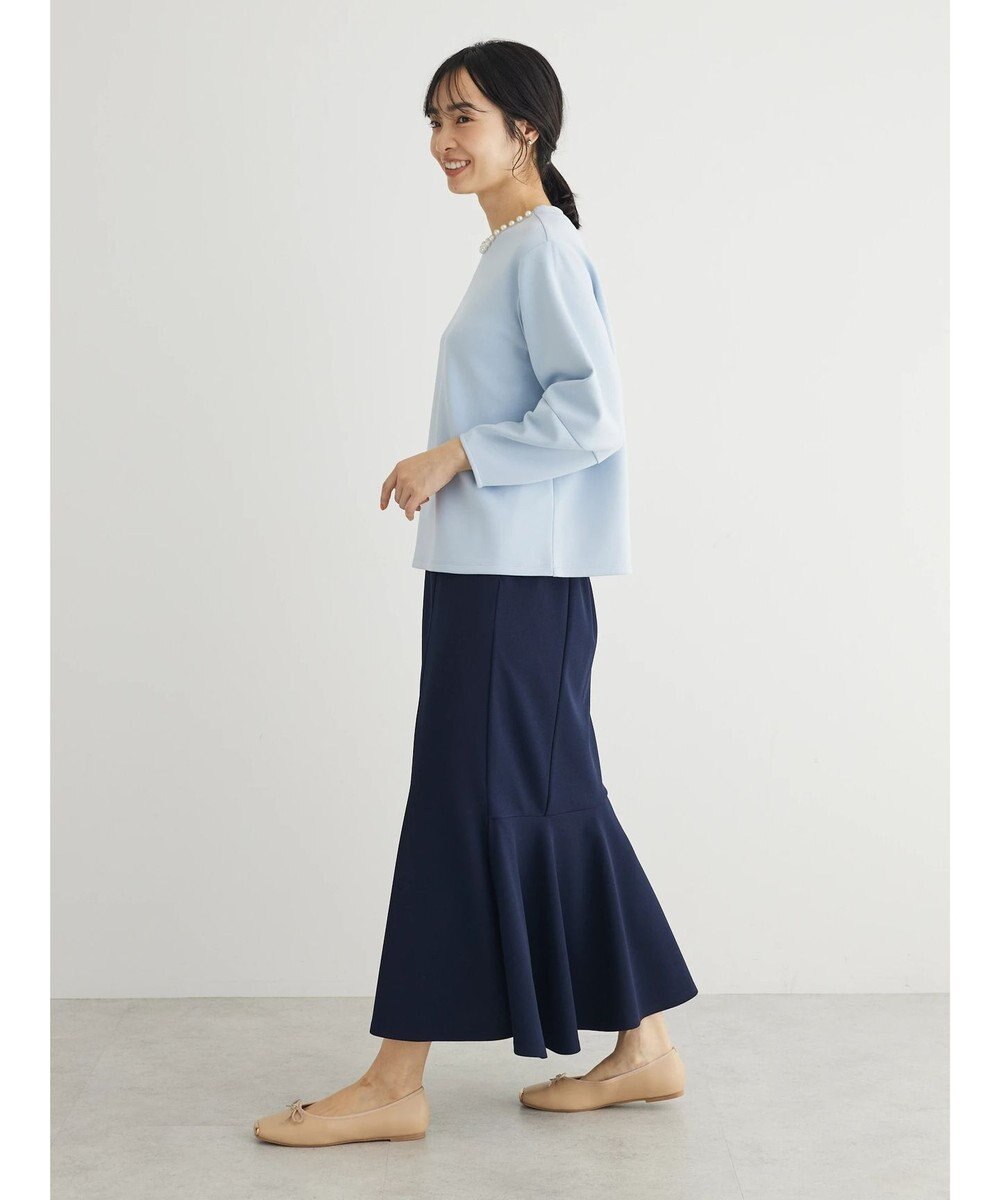 Green Parks パール付ポンチカットプルオーバー 