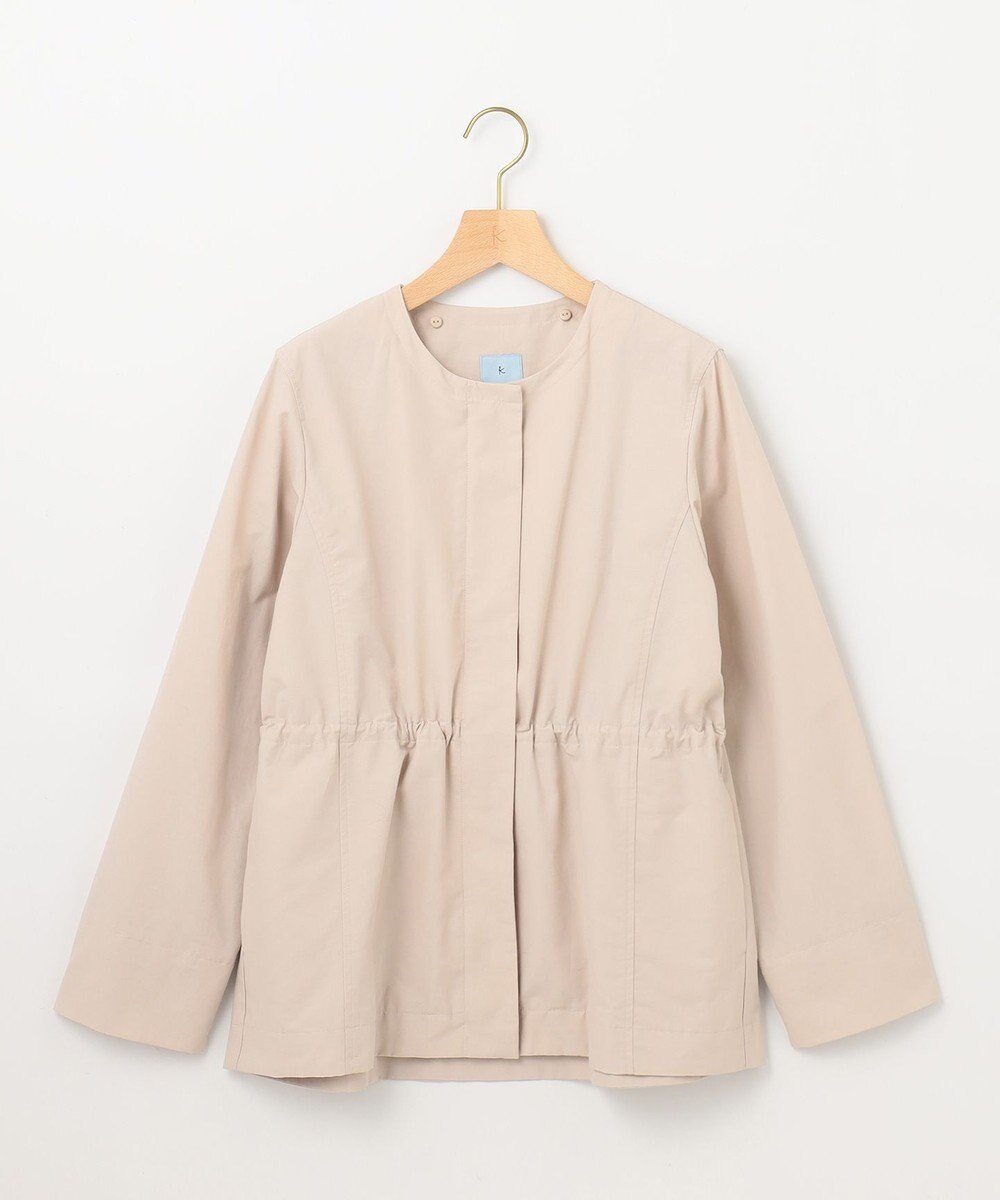 組曲 L 【フード取り外し可】2WAYショート丈ライトアウター 