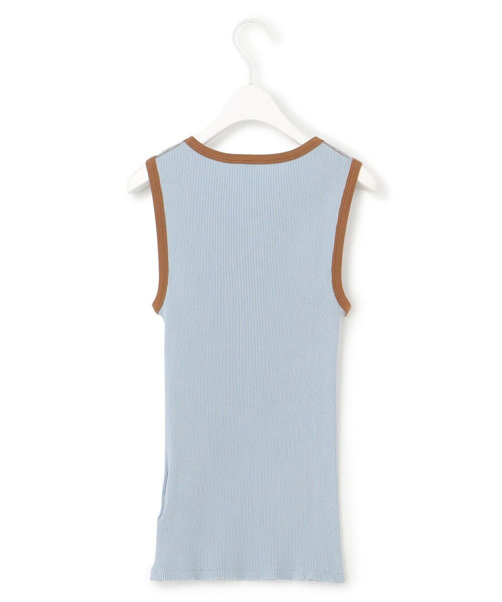 ICB 【洗える】オーガニックリブタンク カットソー 