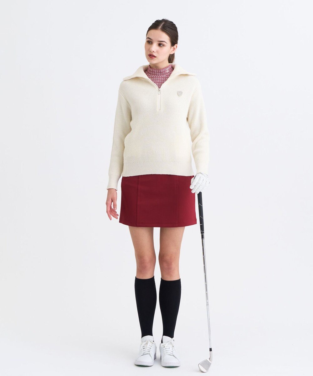 23区GOLF 【WOMEN】ウイングカラーニット 