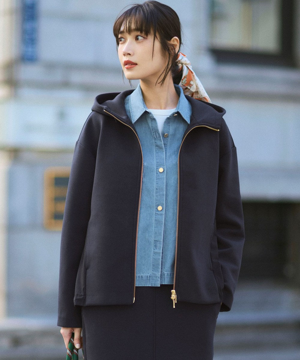 23区 コットンダンボール フーディー アウター 