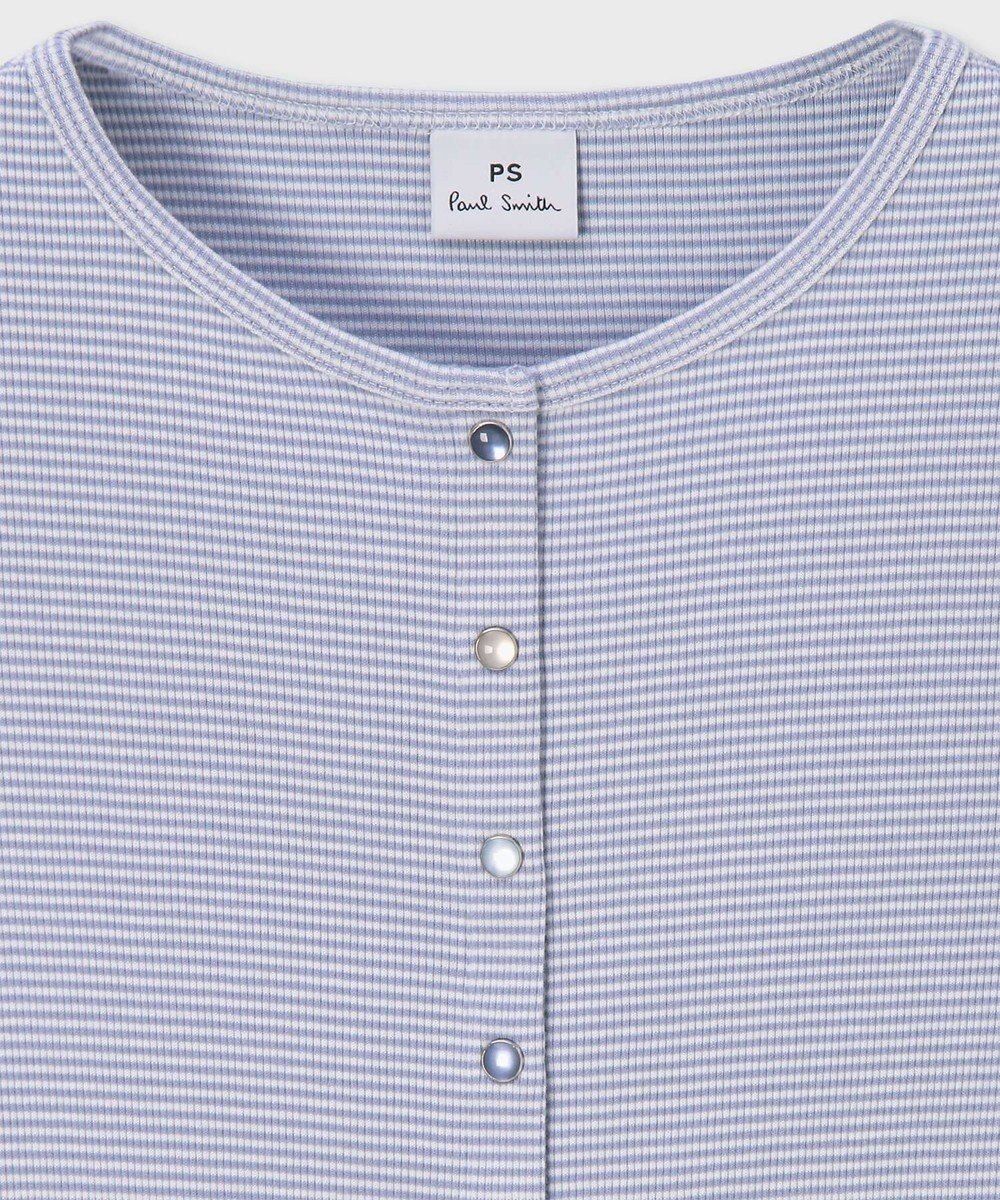 Paul Smith ボーダー ハーフスリーブ カーディガン 