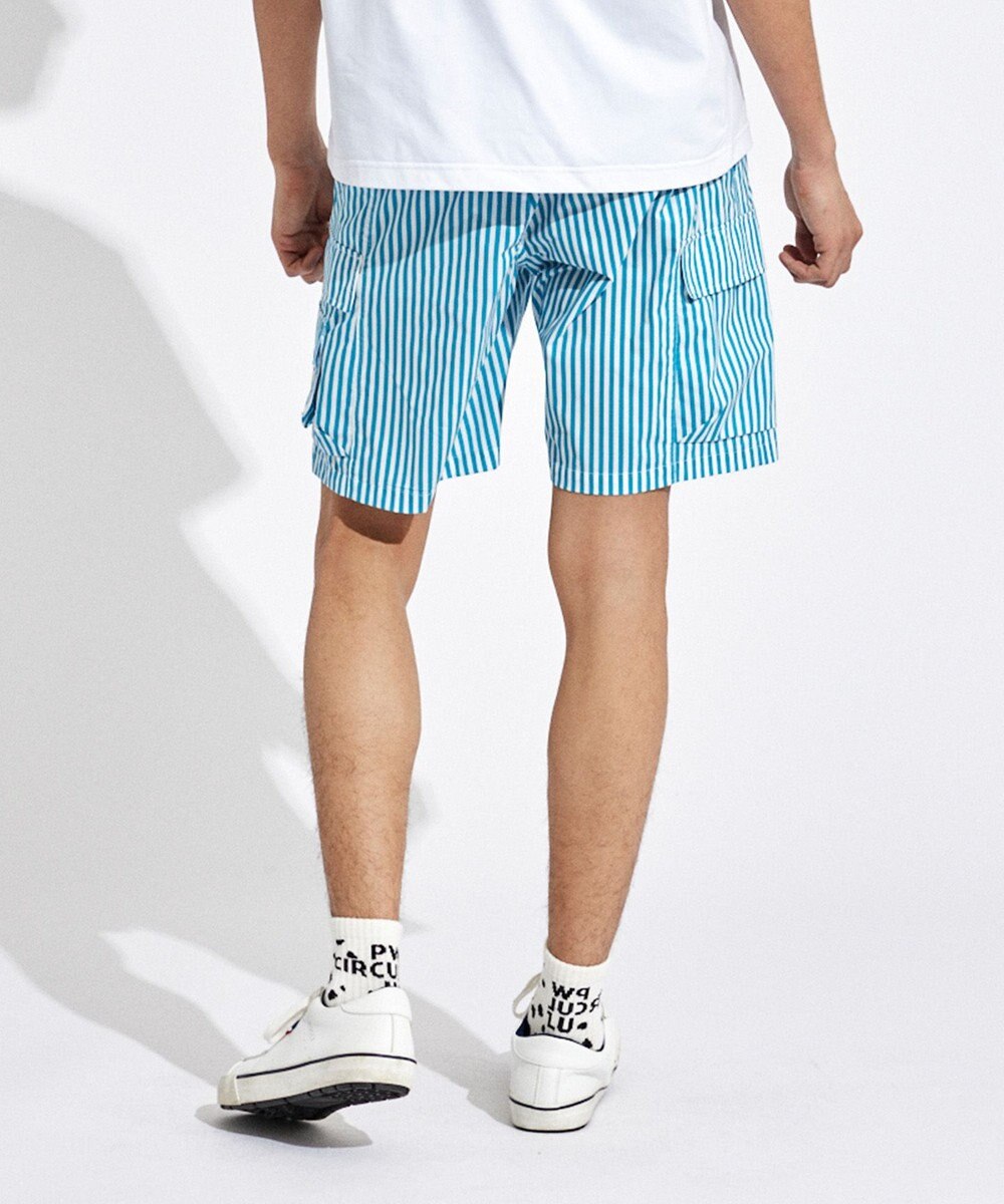 PW CIRCULUS 【高通気 / 軽撥水 / 軽量のDotAir 使用】【MEN】ストライプ柄ショーツ 