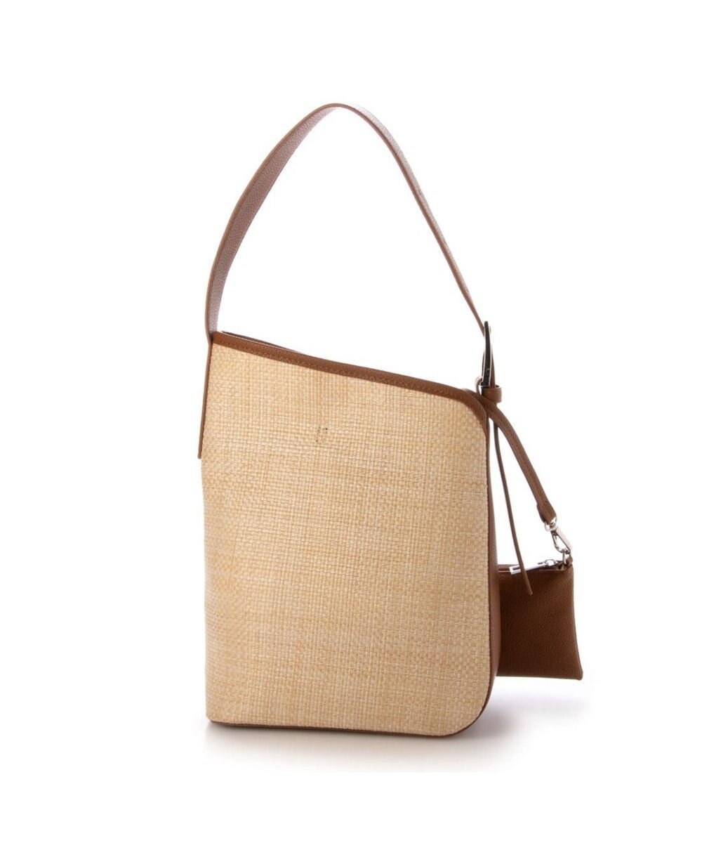 UNBILLION カシュカシュ cachecache / 雑材風アシンメトリートート 