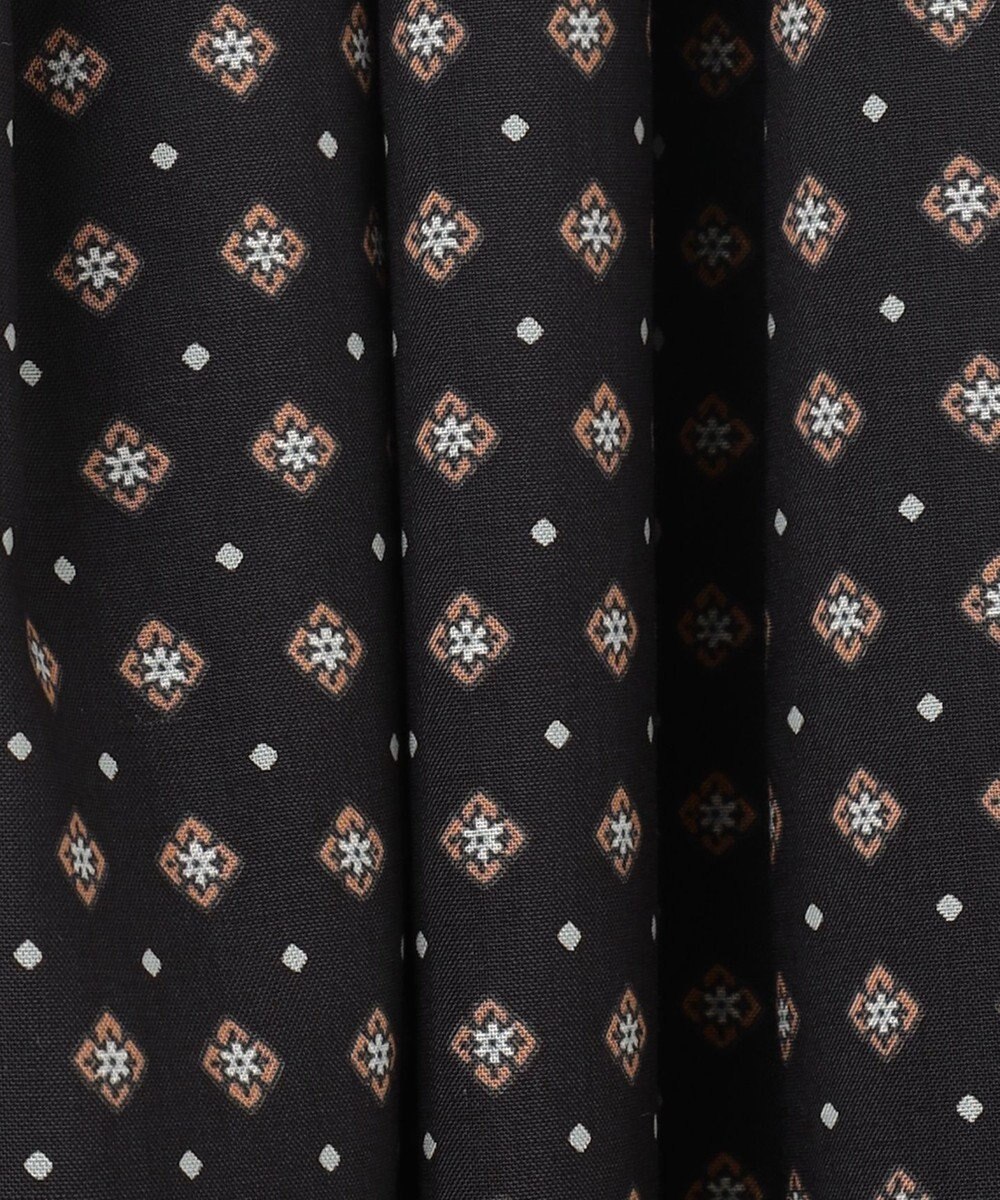 J.PRESS LADIES 【洗える】 ジオメトリック ギャザー スカート 