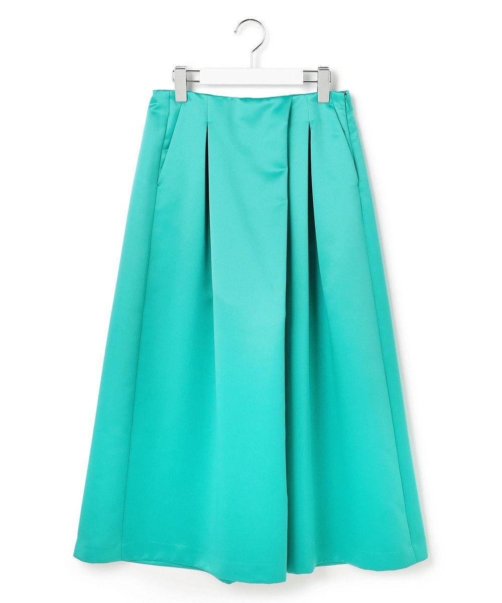 23区 【エステータ】フォルムサテン キュロットパンツ 