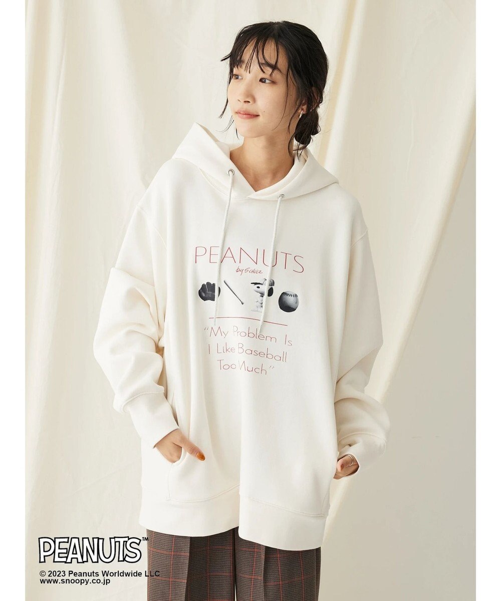 CRAFT STANDARD BOUTIQUE ＰＥＡＮＵＴＳ裏起毛スウェットパーカー 