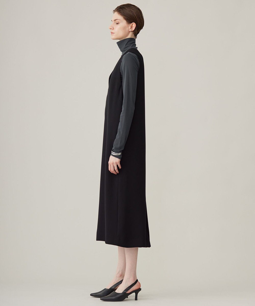 ICB 【洗える】 パウダリーチュール ハイネックトップス 