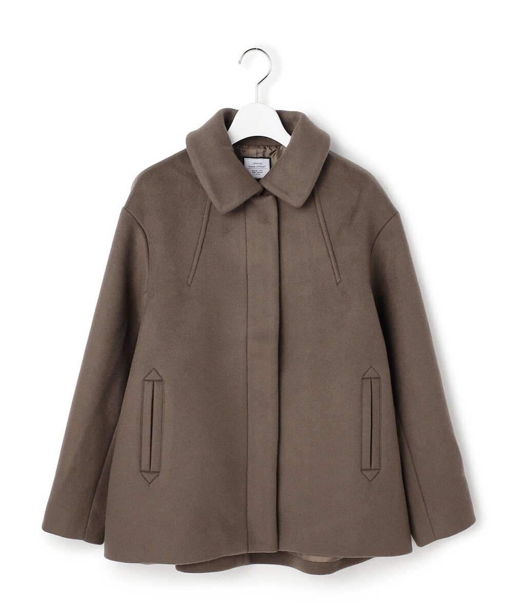 J.PRESS YORK STREET 【WOMEN】2WAY メルトン ショートコート 