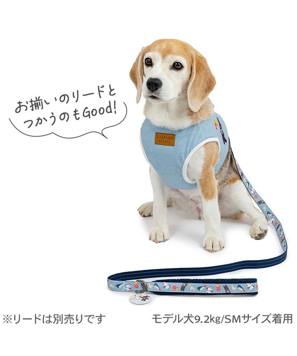 PET PARADISE リサとガスパール 刺繍 ベストハーネス ＳＭ 