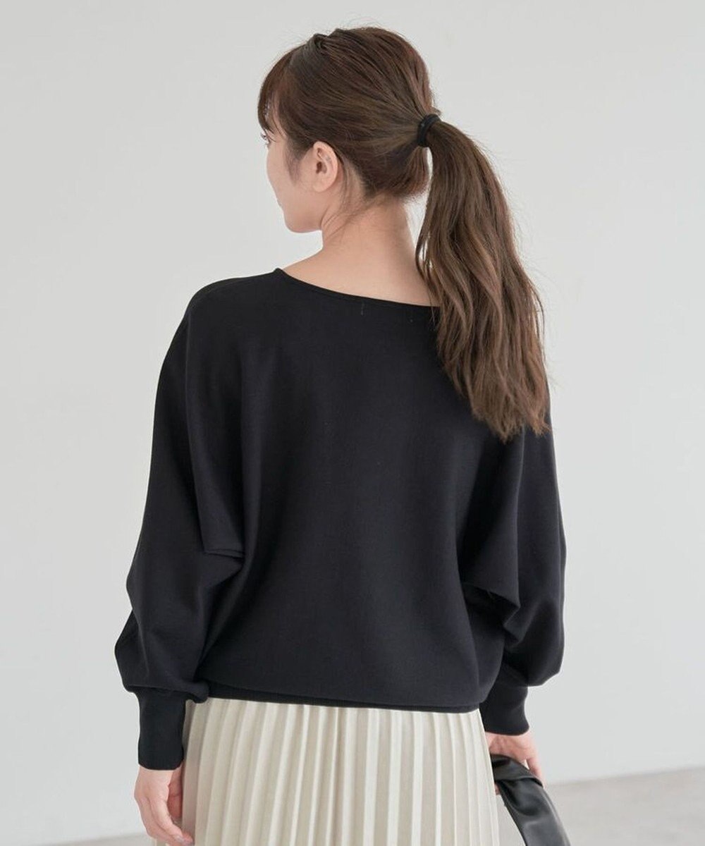 Green Parks 洗える　Ｖネックドルマンニットプルオーバー 