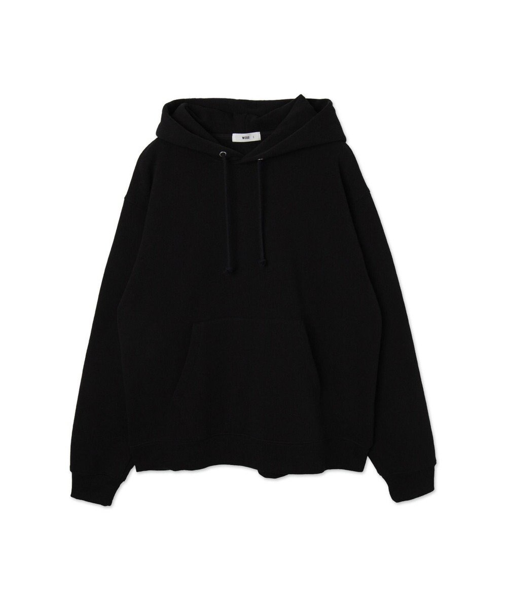 WEGO 【ユニセックス着用ITEM/裏起毛】リラックスフィットスウェットプルパーカー 