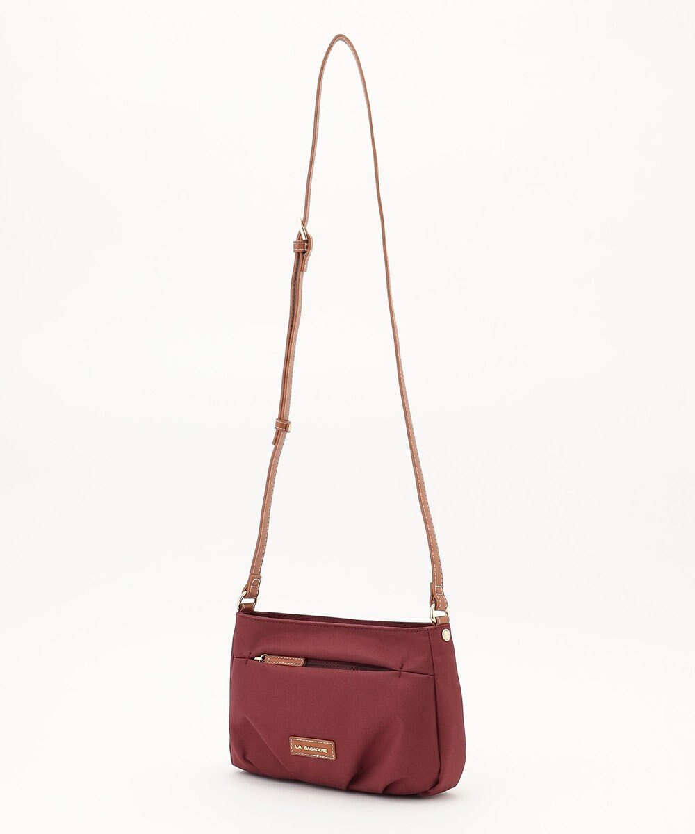 LA BAGAGERIE ポリエステルキャンバス　タックポシェット 