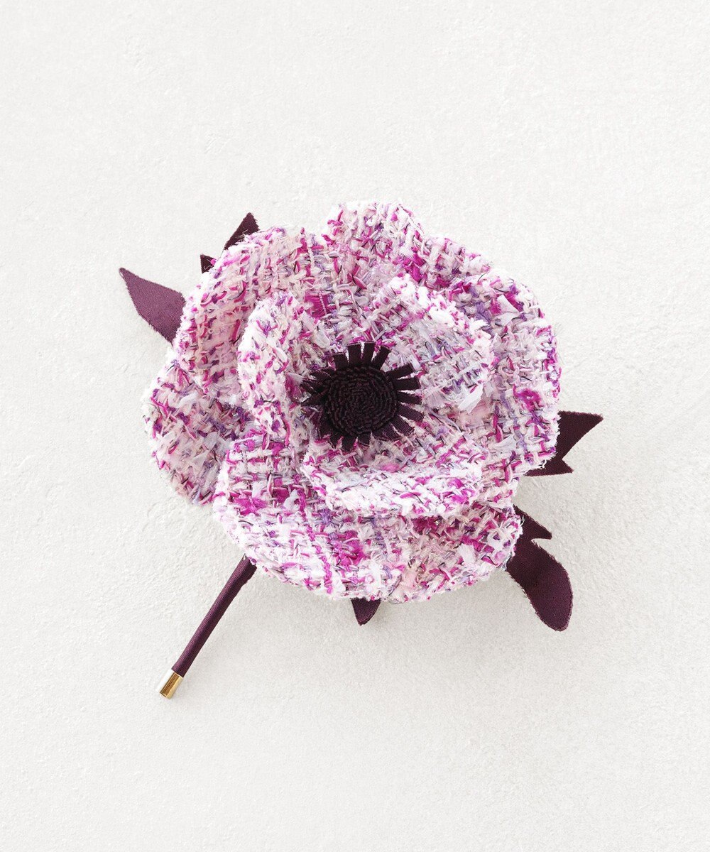 TOCCA 【アップサイクルコサージュ付き・美香＆Lovécoコラボ・数量限定・A4サイズ対応】FLOWER IN HEART BAG バッグ 