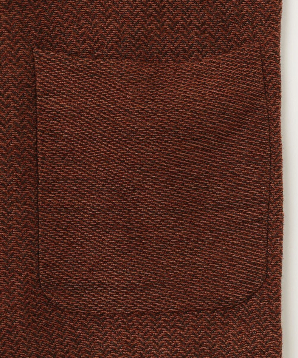 JOSEPH ABBOUD 【驚きの軽量ウール】KARLKARL ヘリンボーン柄 ニットジャケット 