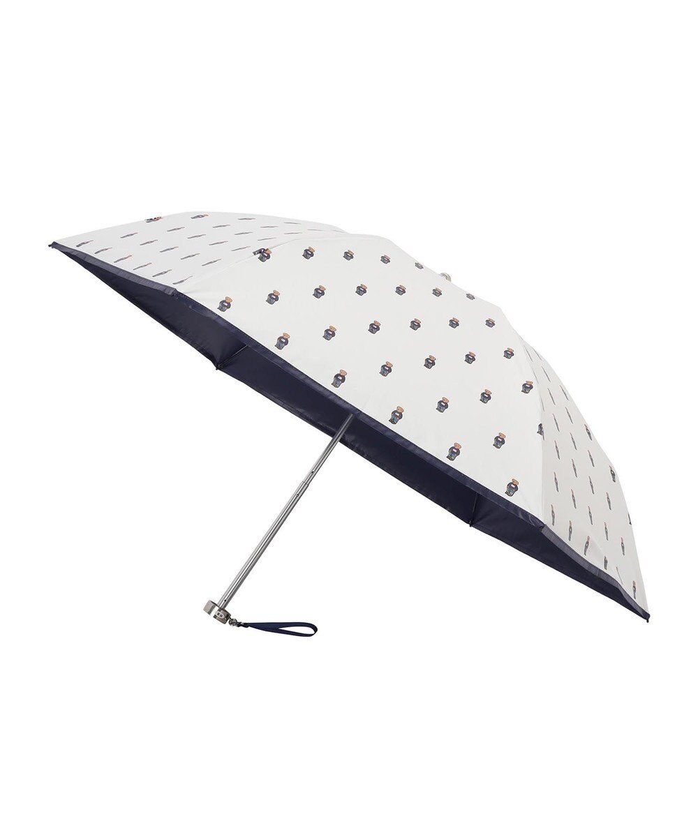 MOONBAT POLO RALPH LAUREN 晴雨兼用日傘 折りたたみ傘 ポロベアプリント／遮光 遮熱 UV 