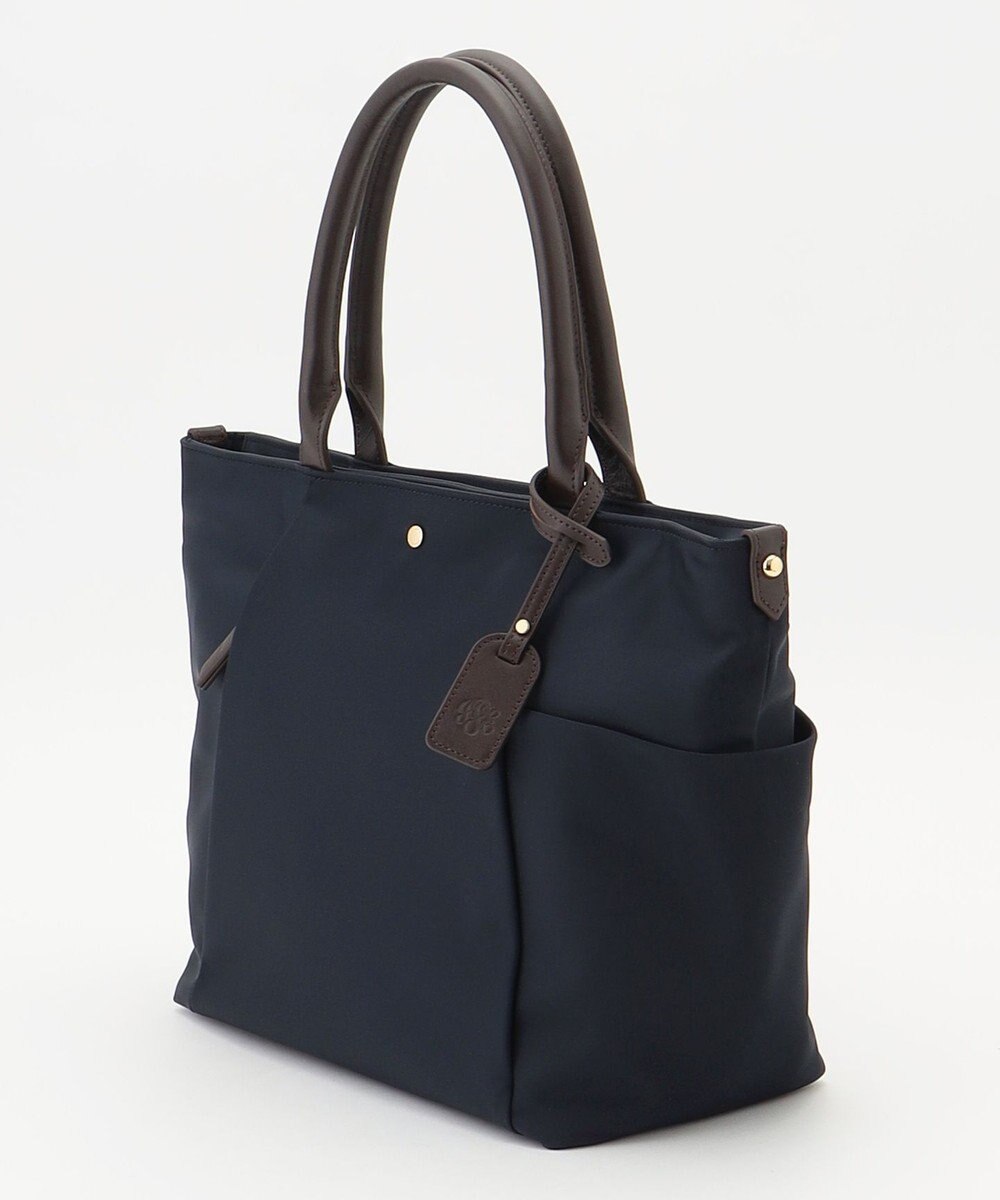 J.PRESS LADIES 【A4サイズ収納可】 ナイロン トート バッグ 