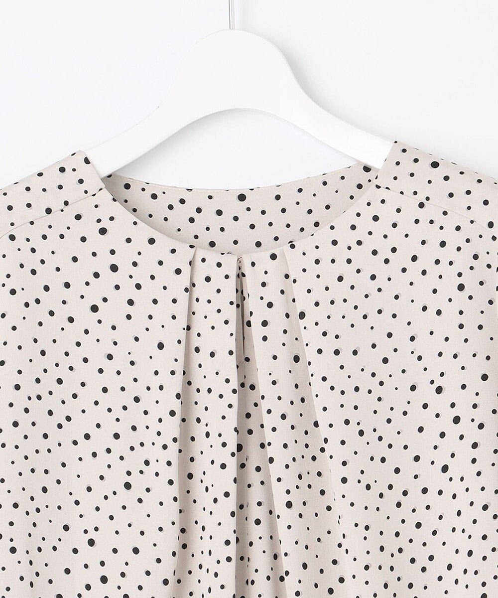 自由区 【洗える】TOROクルーネック ブラウス 