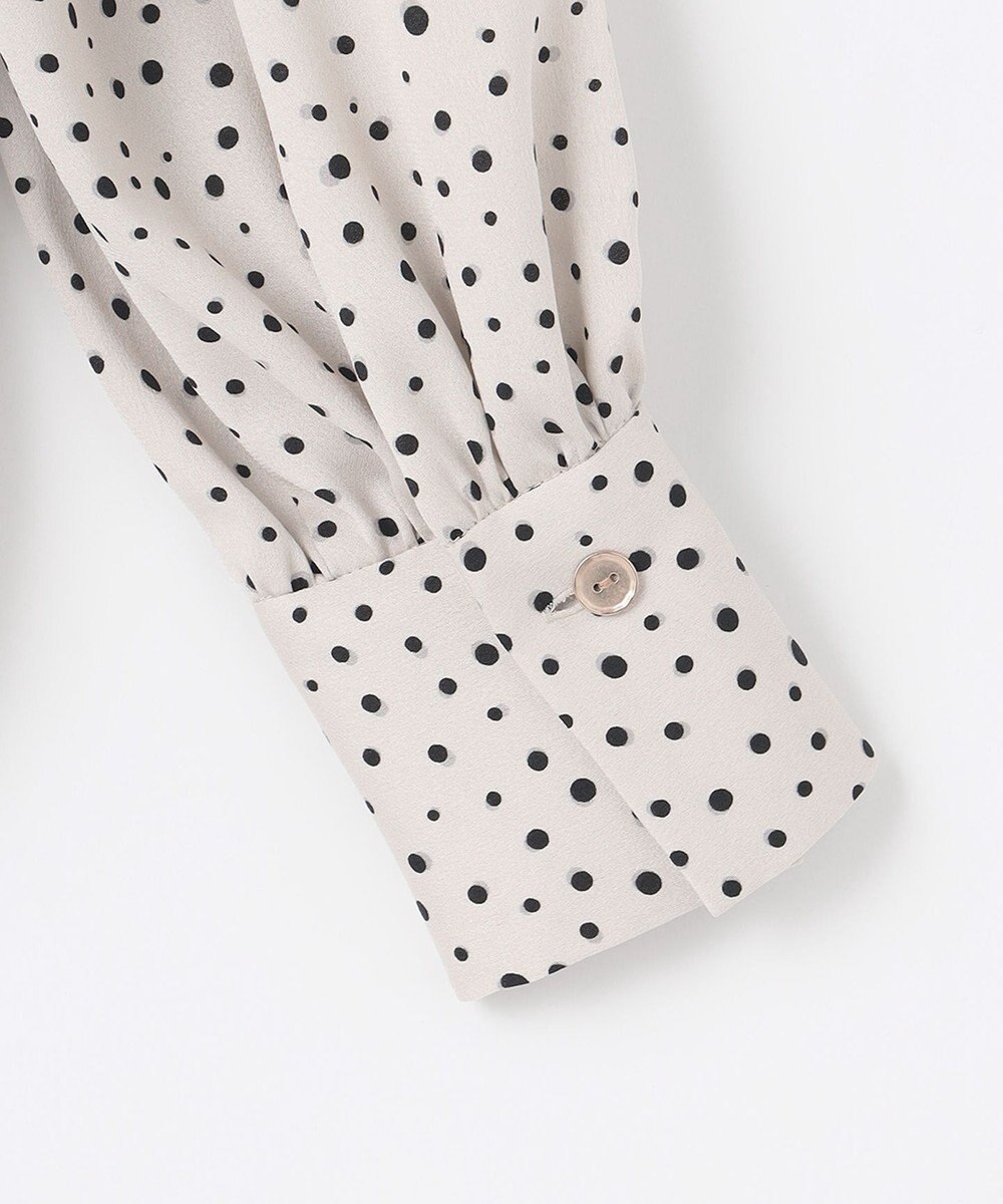 自由区 【洗える】TOROクルーネック ブラウス 