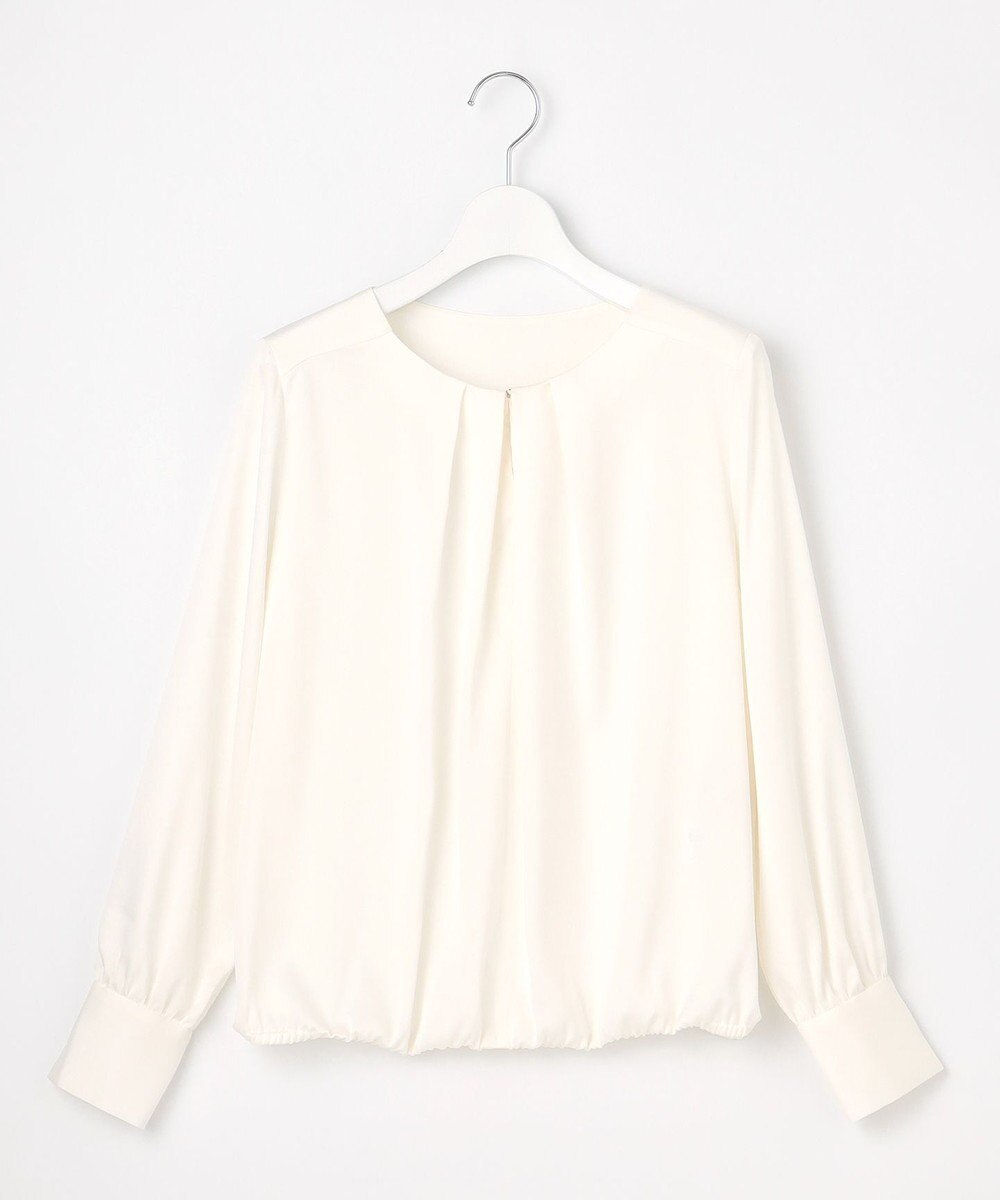 自由区 【洗える】TOROクルーネック ブラウス 