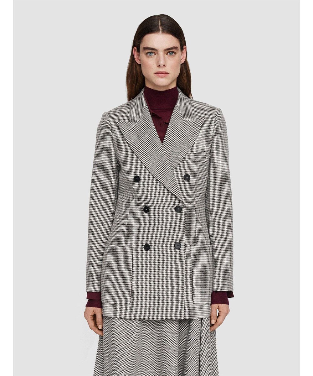 JOSEPH フルイドムリネ　ダブルブレステッドジャケット 