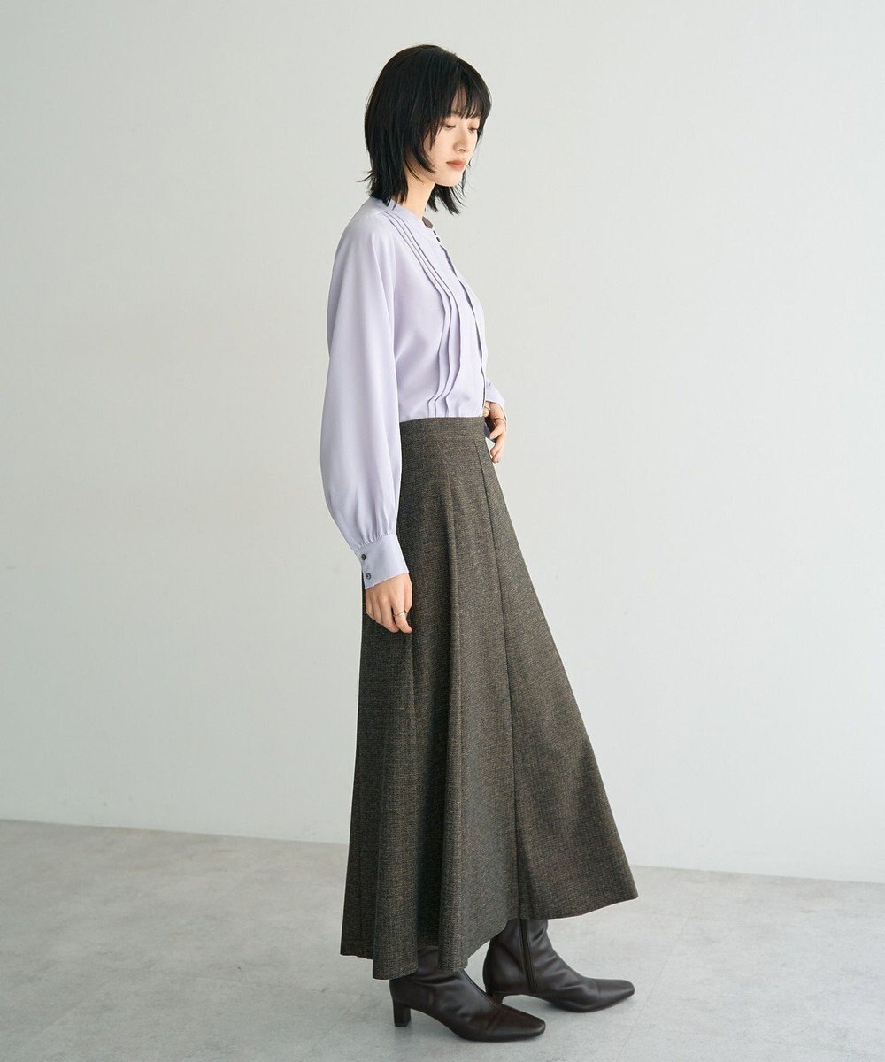 YECCA VECCA タックデザインブラウス 