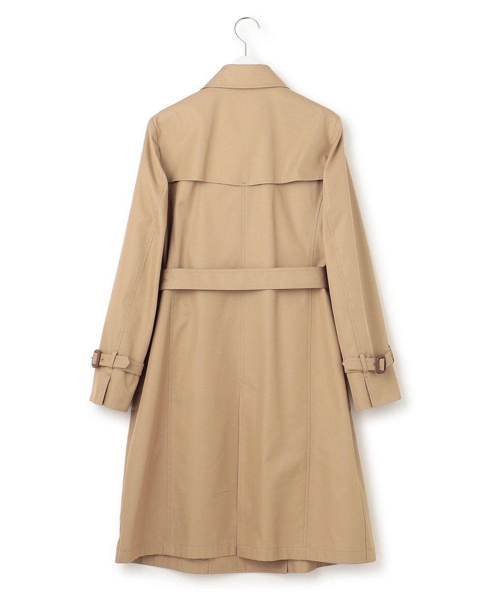 23区 コットンポリエステルギャバジン ロング トレンチコート 