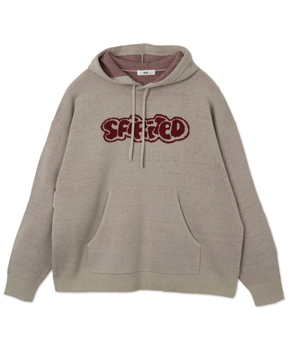 WEGO 【ユニセックス着用ITEM】ジャガードグラフィックパーカー 