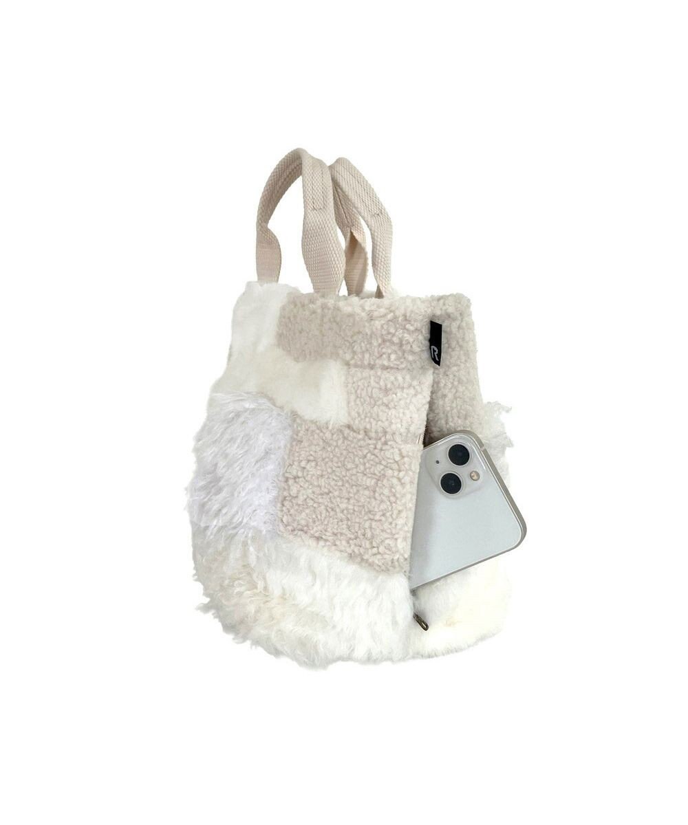 ROOTOTE 3652【フェイクファーのパッチワーク】SC.デリ.ツグツグ-A 