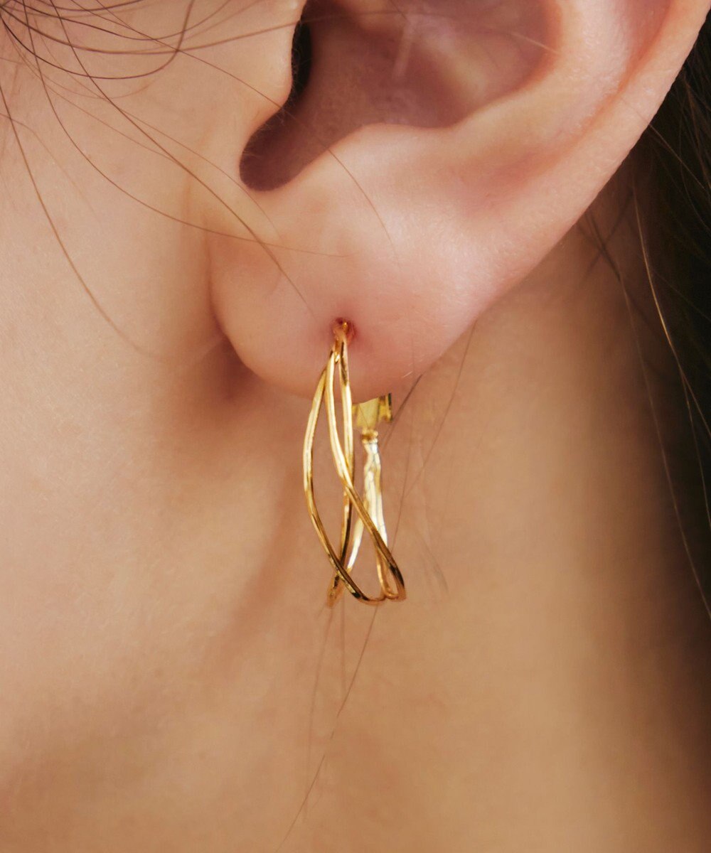 Tiaclasse 【金属アレルギー対応】　ワイヤーフープピアス 