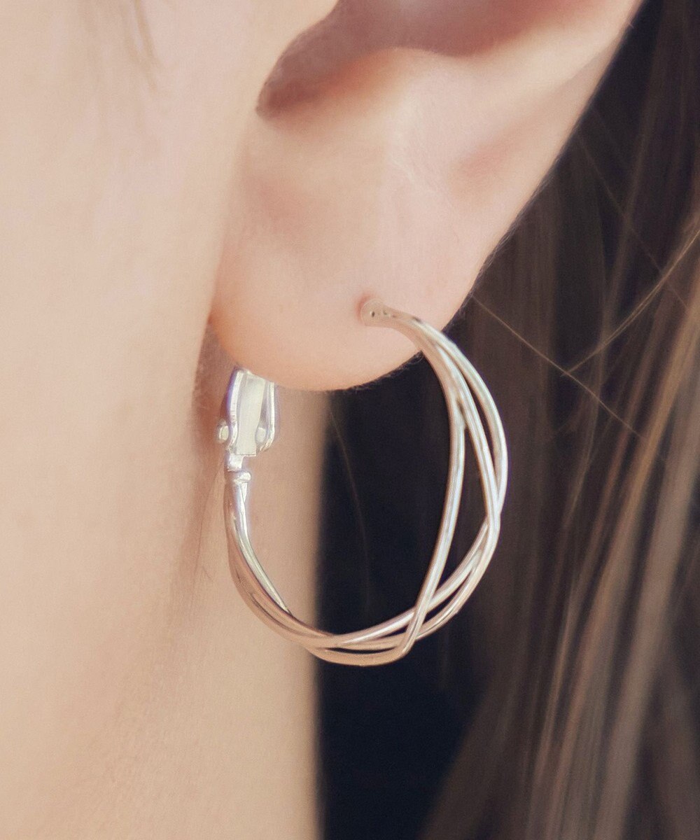 Tiaclasse 【金属アレルギー対応】　ワイヤーフープピアス 